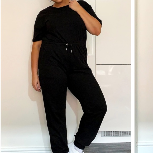 sweat jumpsuit